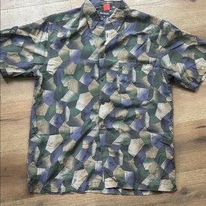 Marc Edward’s Silk Patterned Shirt ! Medium